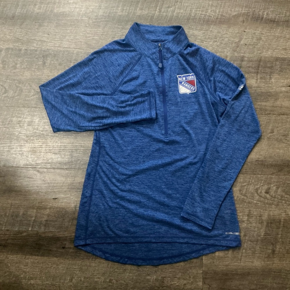 Majestic New York Rangers Coolmax Women’s Blue Pullover - Medium - Great Shape